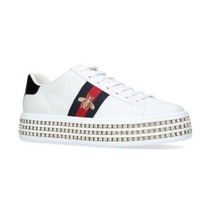 Gucci Embellished Platform New Ace